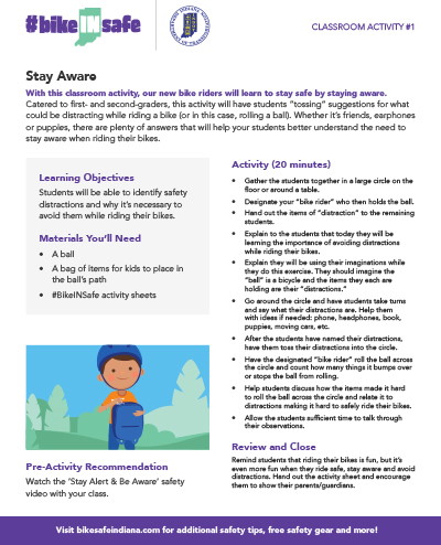 Classroom Activity #1 page